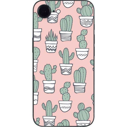 Pink Cactus iPhone 16e Skin